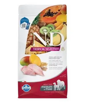 Nejlepší Cena N&D TROPICAL SELECTION DOG Adult M/L Chicken - 2kg - 306 Kč
