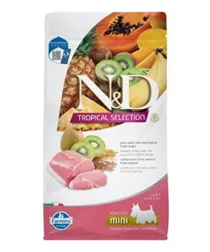 Novinka N&D TROPICAL SELECTION DOG Adult Mini Pork - 1,5kg - 313 Kč