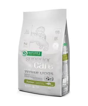 Horká Nabídka Nature’s Protection Dog Dry Superior Junior SB White Wh Fish - 10 kg - 1599 Kč