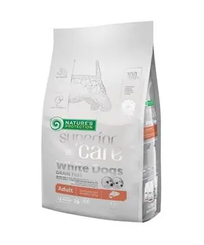 Nature‘s Protection Superior Care Dog Dry White Dogs Adult Small Breeds Grain Free Salmon - 1,5 kg - 439 Kč Hit Sezóny