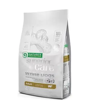 Akce Nature‘s Protection Superior Care Dog Dry White Dogs Adult Small Breeds Lamb - 1,5 kg - 439 Kč