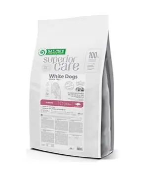 Rychlé Dodání Nature’s Protection Superior Care Dog Dry White Dogs Junior Grain Free White Fish - 4 kg - 939 Kč