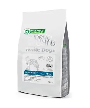 Bezpečná Platba Nature’s Protection Superior Care Dog Dry White Dogs White Fish - 4 kg - 764 Kč
