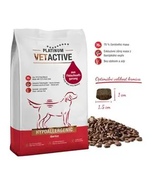 Platinum Vetactive Hypoallergenic - 1,5 kg - 348 Kč Rychlé Dodání