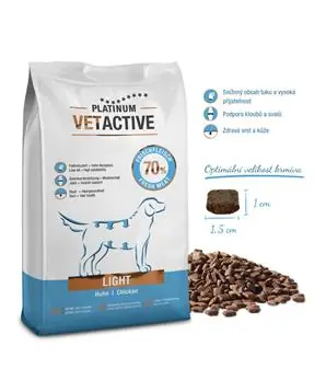 Platinum Vetactive Light - 1,5 kg - 306 Kč Oblíbený