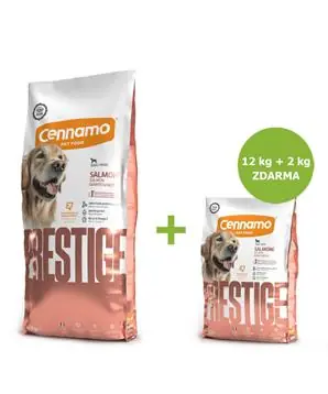 Prestige Dog Adult Maxi Salmon - 12kg + 2kg ZDARMA - 1084 Kč Bezpečná Platba
