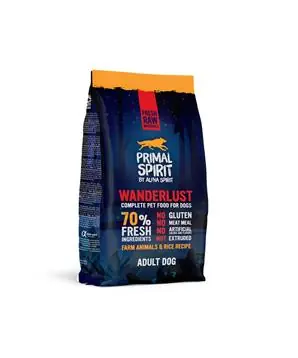 Primal Spirit Dog 70% Wanderlust - 2 x 12 kg - 2200 Kč Nízká Cena