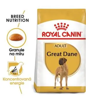 ROYAL CANIN Great Dane Adult - 12 kg - 1499 Kč Objednat Nyní