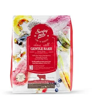 SUNDAYPETS GENTLE BAKE BEEF ADULT SMALL/MEDIUM BREED - 1,3 kg - 410 Kč Nejlepší Volba