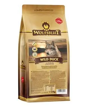 Časově Omezené Wolfsblut Dog Active Wild Duck - 2kg - 494 Kč