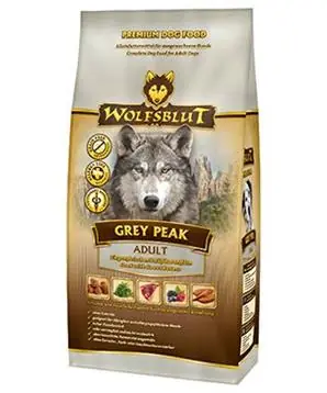 Top Prodej Wolfsblut Dog Adult Grey Peak - 2kg - 522 Kč