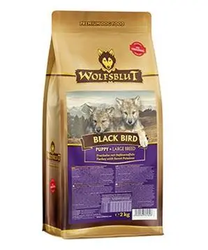 Nejlepší Volba Wolfsblut Dog Large Breed Puppy Black Bird - 2kg - 494 Kč