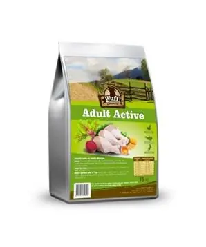 Zlevněný Wuff! Adult Active - 15 kg - 1198 Kč