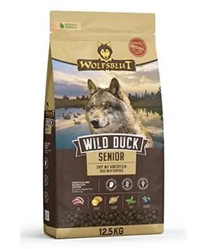 Wolfsblut Dog Senior Wild Duck - 12,5kg - 1943 Kč Speciální Cena