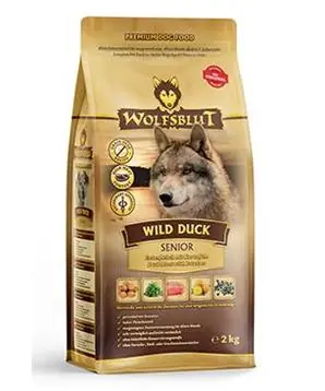 Nízká Cena Wolfsblut Dog Senior Wild Duck - 2 kg - 485 Kč