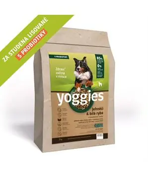 Yoggies, Jehnečí a bílá ryba, granule lisované za studena - 2 kg - 356 Kč Odeslání Ihned