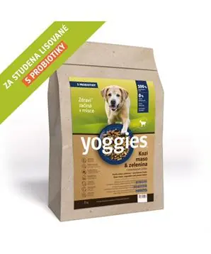 Yoggies Hypoalergenní granule s kozím masem, lisované za studena - 2 kg - 460 Kč Časově Omezené