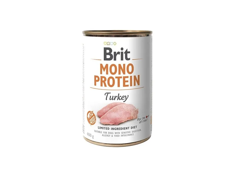 Brit Monoprotein krůtí - konzerva pro psy 400 g Levný