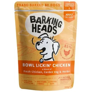 Zlevněný Barking Heads Bowl Lickin Chicken - kapsička pro psy 300 g