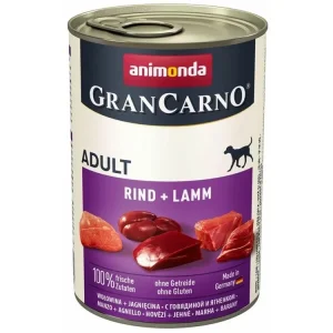 GranCarno Adult různé druhy - konzerva pro psy 400 g Expresní Doručení