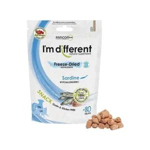 I‘m different Raw Freeze-Dried sardinka - pamlsky 40 g Přímo Od Výrobce
