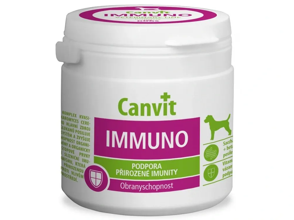 Cenová Bomba Canvit Immuno 100 g - tabletky pro posílení imunitního systému pro psy, vhodné i pro kočky