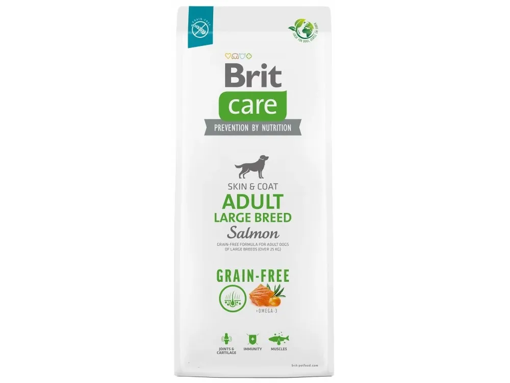 Brit Care Grain Free Adult Large Salmon 12 kg Super Cena