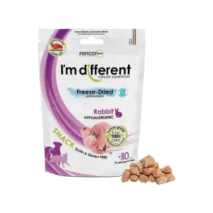 I‘m different Raw Freeze-Dried králík - pamlsky 40 g Sezónní Sleva