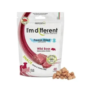 Bezpečná Platba I‘m different Raw Freeze-Dried divočák - pamlsky 40 g