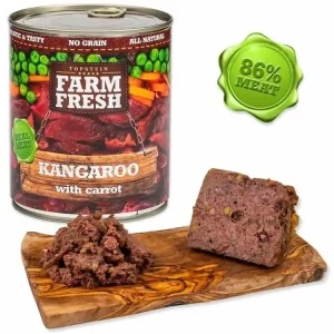 Farm Fresh klokan s brusinkami - konzerva pro psy 800 g Poslední Šance