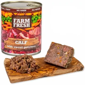 Odeslání Ihned Farm Fresh telecí a brambory - konzerva pro psy 800 g
