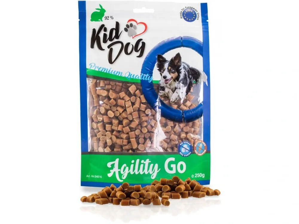 Kiddog Agility Go - tréninkové králičí pamlsky pro psy 250 g Bezpečná Platba