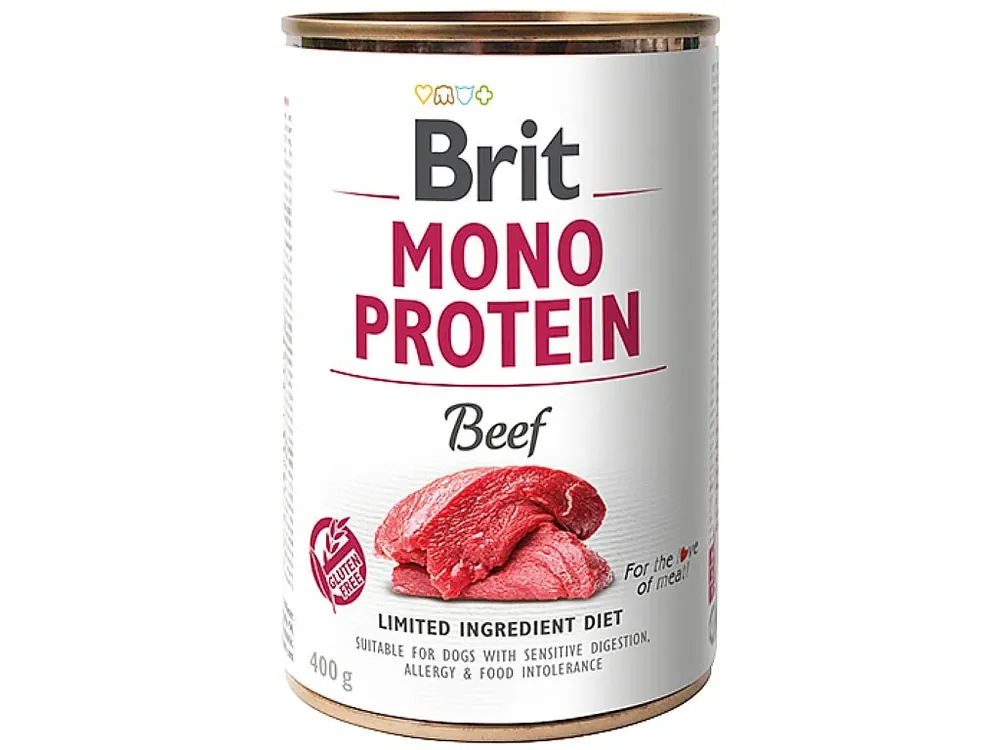 Brit Monoprotein hovězí - konzerva pro psy 400 g Ověřený
