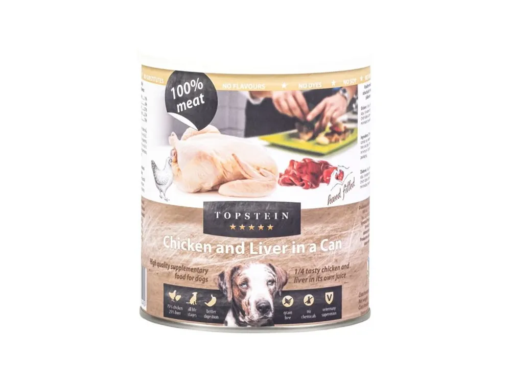 Speciální Cena TopStein kuře a játra v plechu - konzerva 800 g
