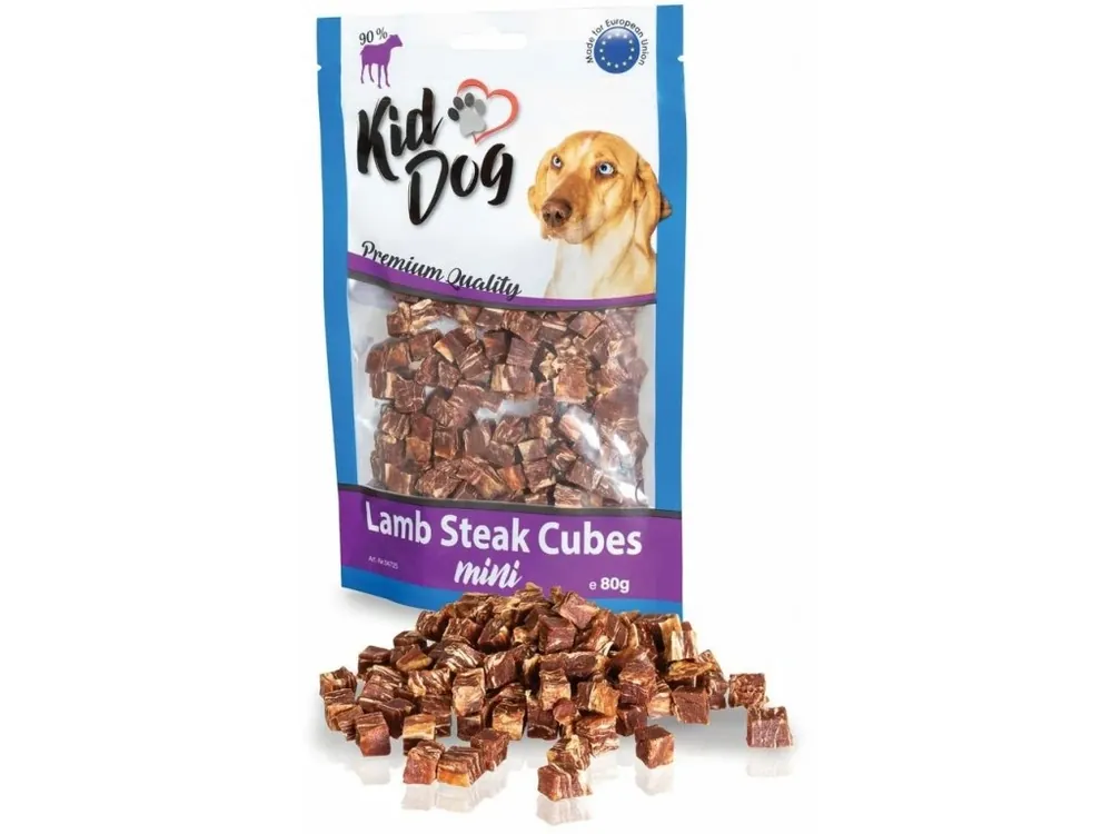 Kiddog mini jehněčí kostky - pamlsky pro psy 80 g Cenově Výhodný
