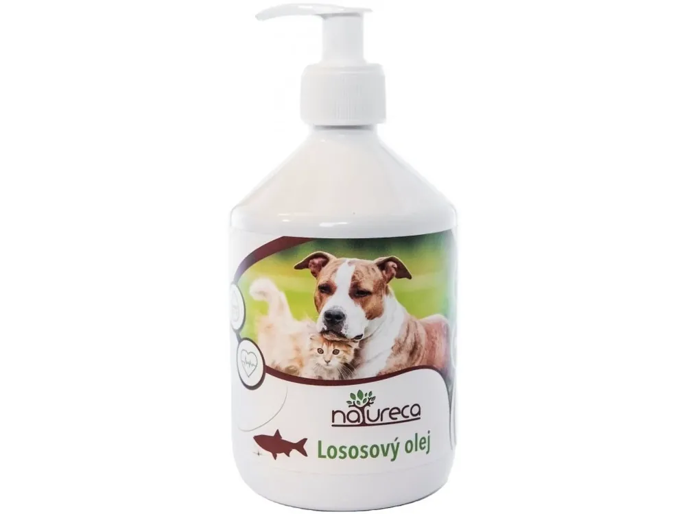 100% lososový olej Natureca 500 ml Nejlepší Volba
