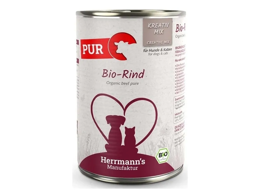 Nejlepší Volba Herrmann‘s PUR Bio hovězí - konzerva 400 g