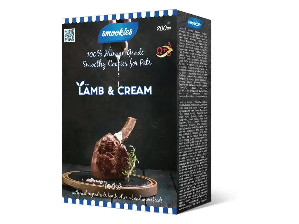 Smookies Premium Lamb & Cream 200 g - sušenky pro psy Objednat Nyní