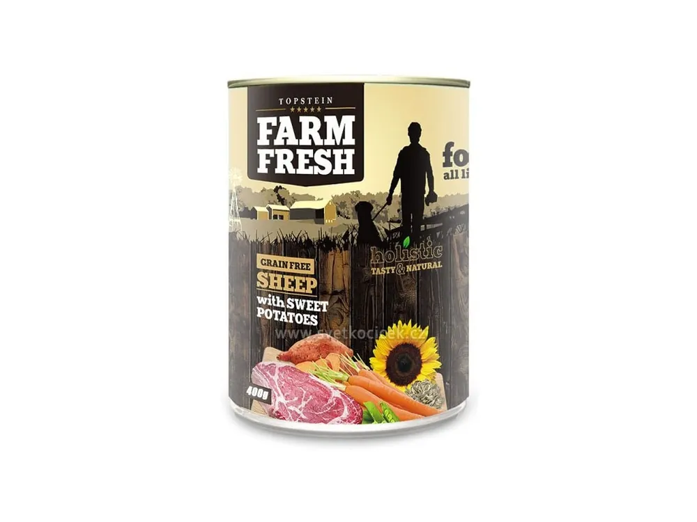 Značkový Farm Fresh ovce a sladký brambor 400 g