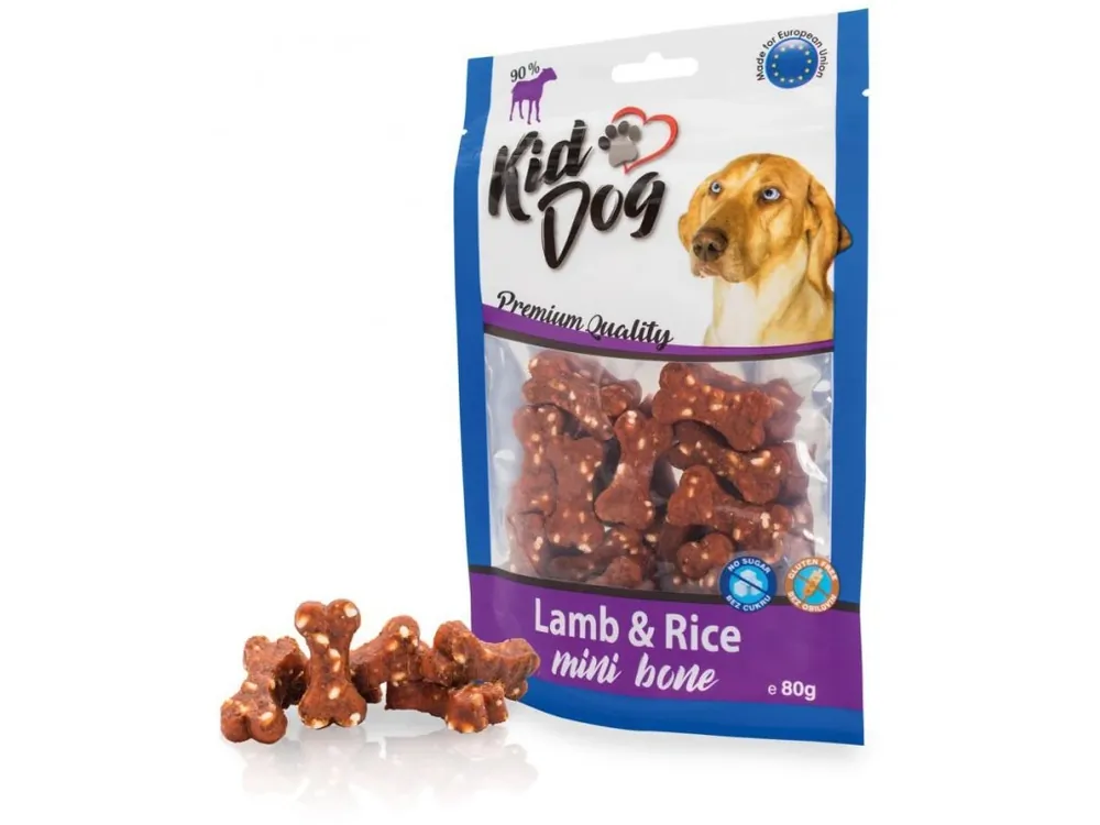 Kup Teď Kiddog jehněčí kostičky - pamlsky pro psy 80 g