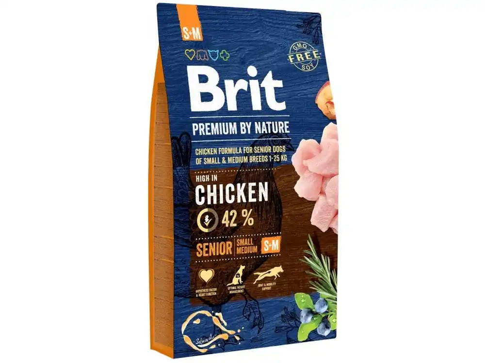 Brit Dog Premium by Nature Senior S+M Novinka
