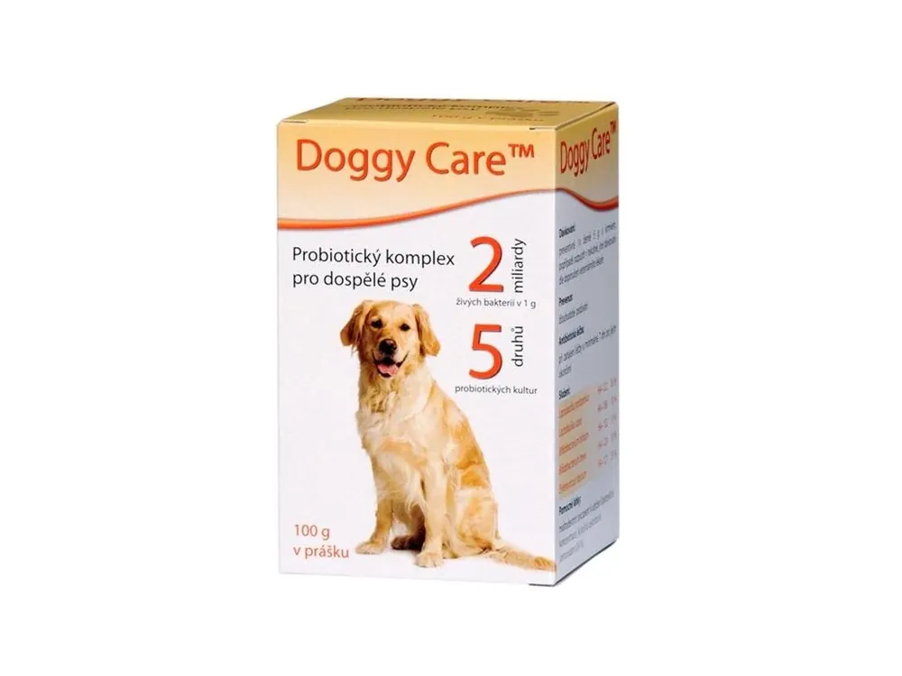 Doggy Care Adult probiotika 100 g - přípravek pro dospělé psy Pouze Dnes
