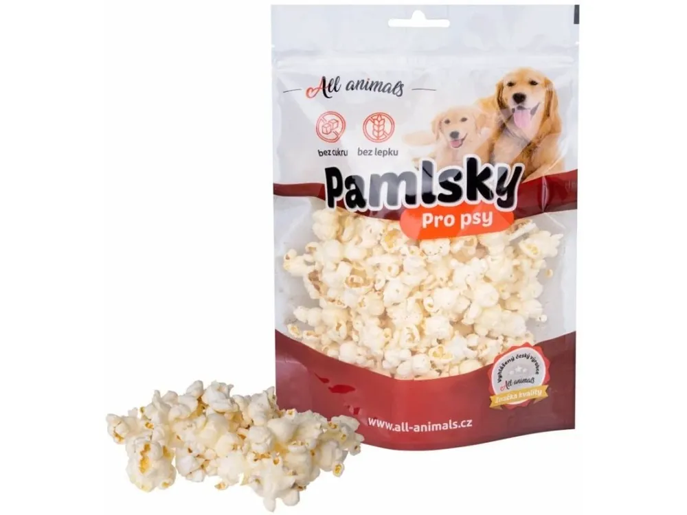 Popcorn s hovězí příchutí pro psy 25 g Akce