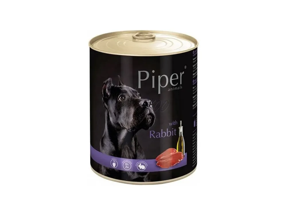 Sleva Piper s králíkem - konzerva pro psy 800 g