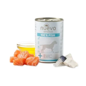 Víkendová Akce Nuevo Dog Sensitive Monoprotein rybí - konzerva 375 g