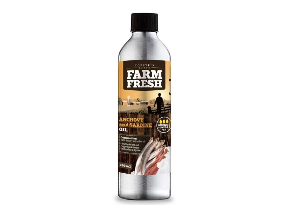 Víkendová Akce Farm Fresh olej z ančoviček a sardinek 250 ml