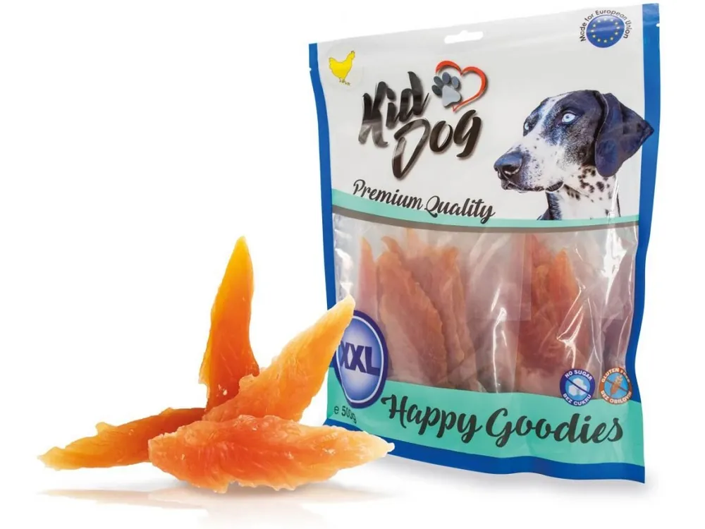 Kiddog měkká kuřecí prsa 500 g XXL balení Značkový