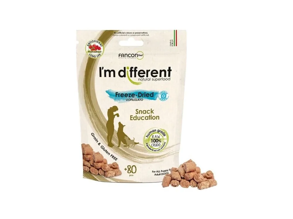 I‘m different Raw Freeze-Dried výcvikový pamlsek - 40 g, min. 80 ks v balení Ověřený