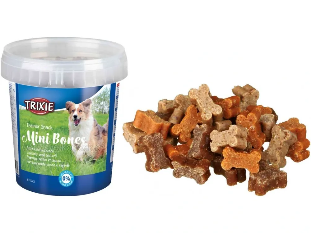 Nízká Cena Mini Bones pamlsky pro pejsky - kyblík 500 g