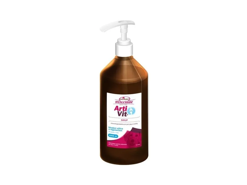 Artivit sirup 1000 ml s dávkovačem + DentON na zuby 100 g ZDARMA + lososový olej 200 ml ZDARMA Nejlepší Volba